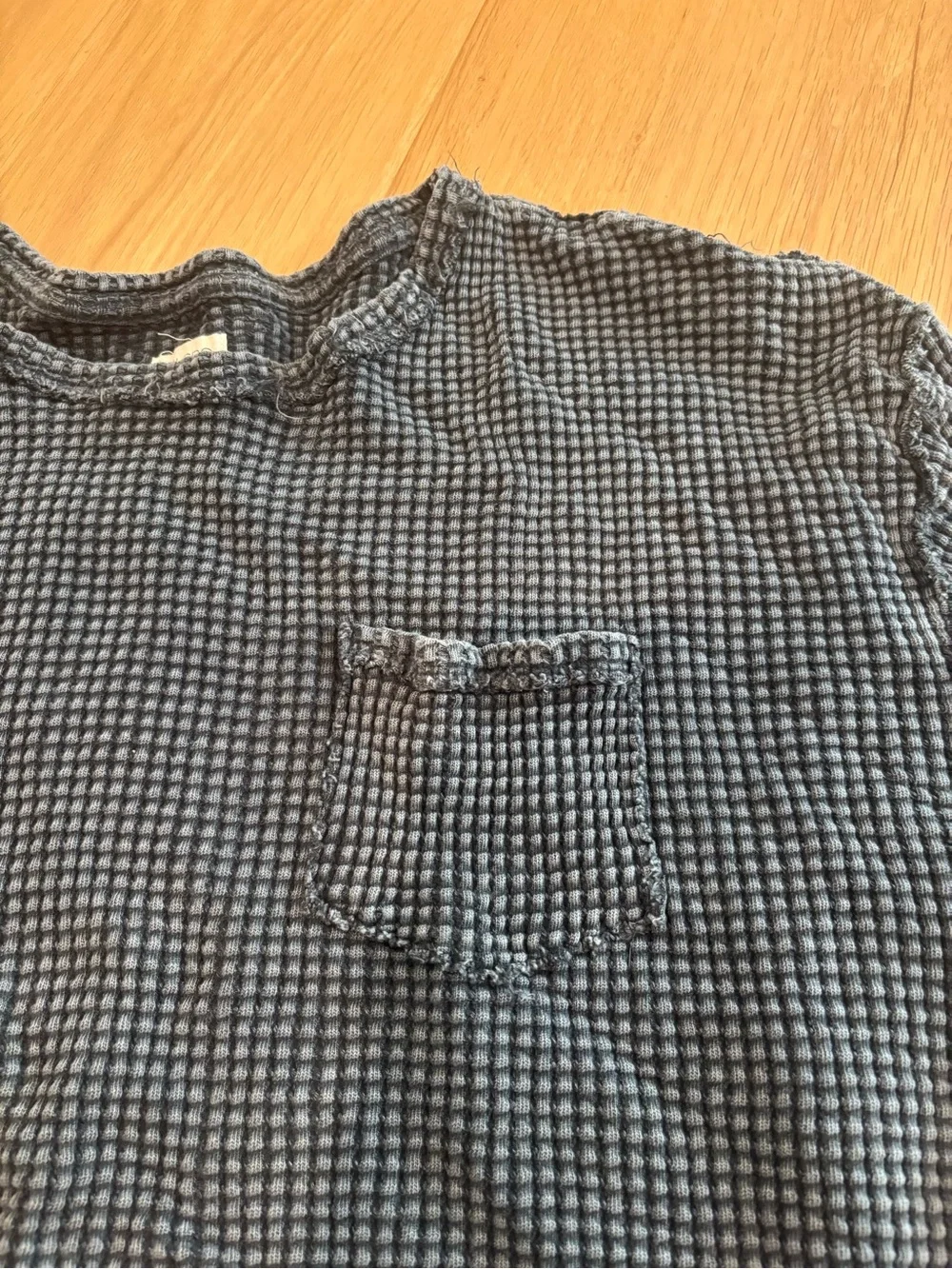 Anthropologie Pilcro
Waffle Knit Crop Tee Midnight
Blue Size Small - Picture 5 of 11